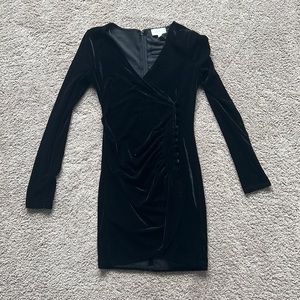 Black velvet dress - Red Dress Boutique